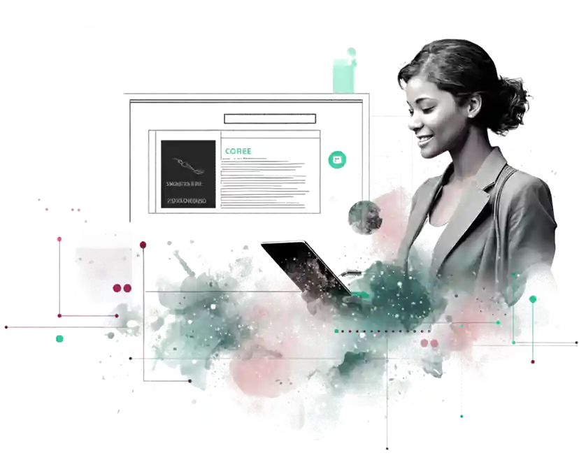 Header-Bild zur Veranschaulichung des Kommunikationskonzepts des Chat-Servers